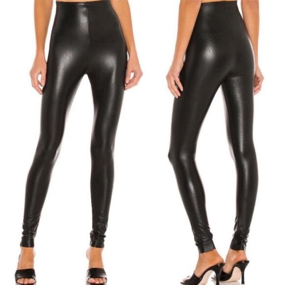 Commando High Waisted Faux Leather Leggings Size Medium - Picture 1 of 5